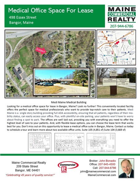 More Photos Of 498 Essex St, Bangor Medical For Lease