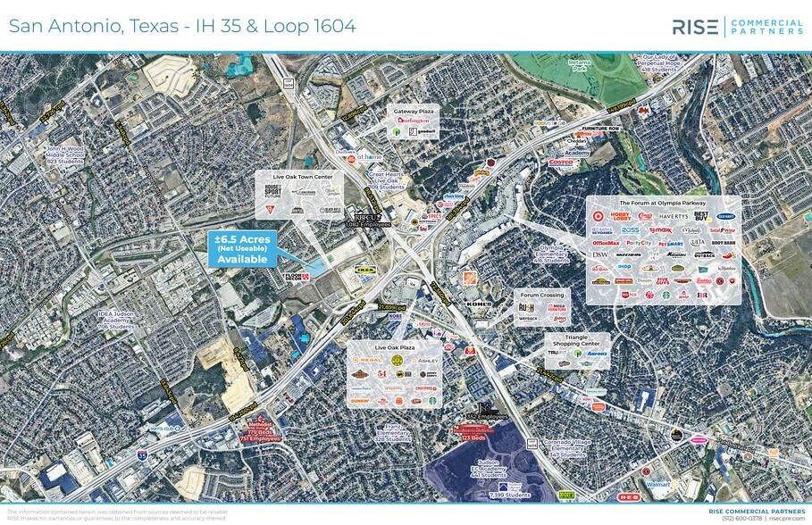 More Photos Of NWQ I-35 & Loop 1604 W, Live Oak Land For Sale