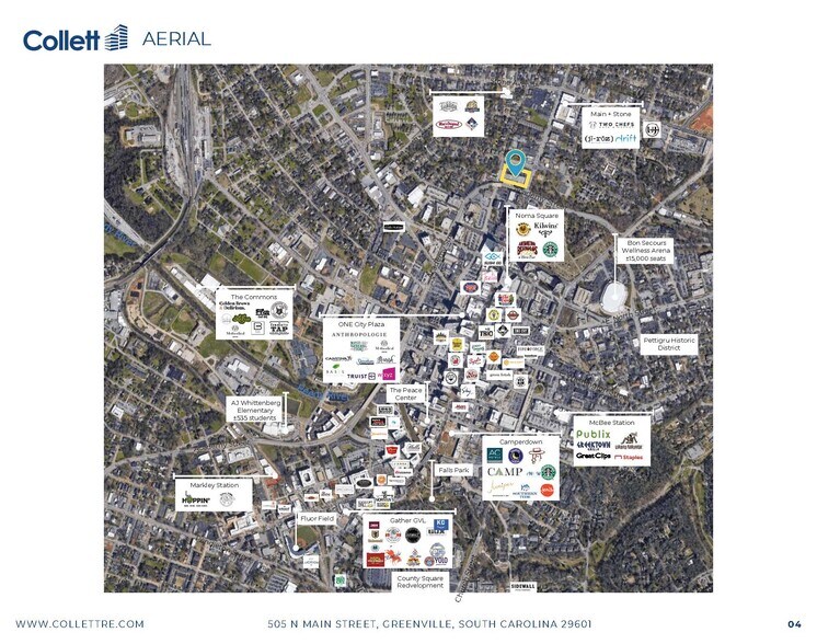 More Photos Of 505 N Main St, Greenville Storefront Retail Office For Lease