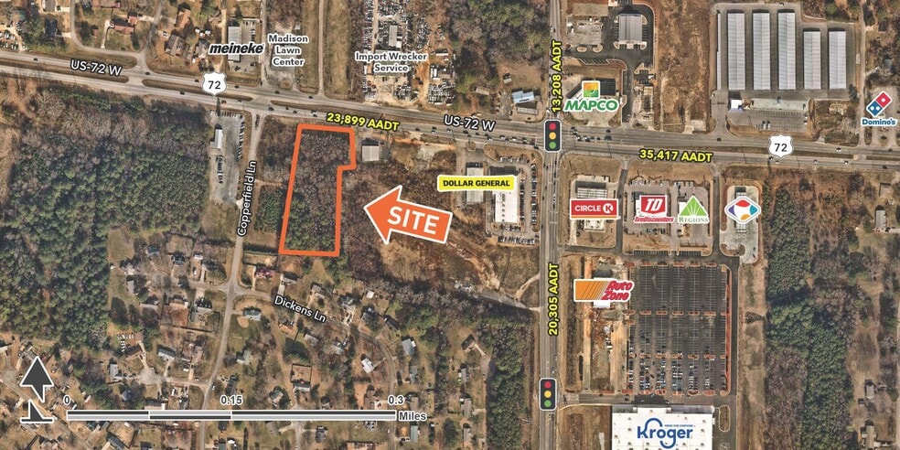 Primary Photo Of Hwy 72 & Copperfield Ln, Huntsville Land For Sale