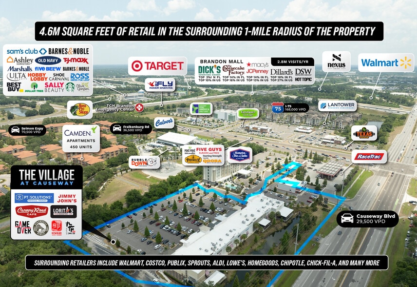 More Photos Of 10250-10314 Causeway Blvd, Tampa General Retail For Lease