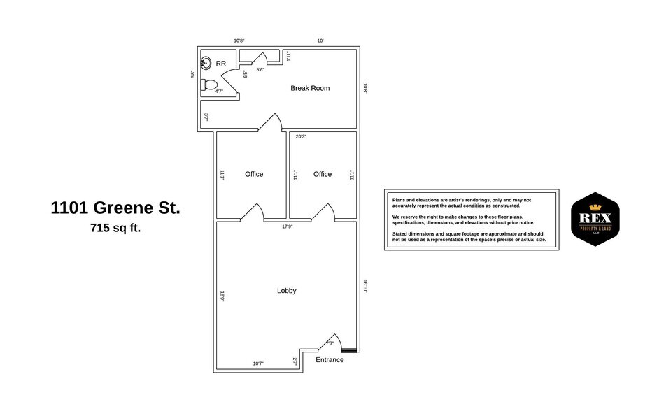 More Photos Of 1101 Greene St, Augusta Loft Creative Space For Sale
