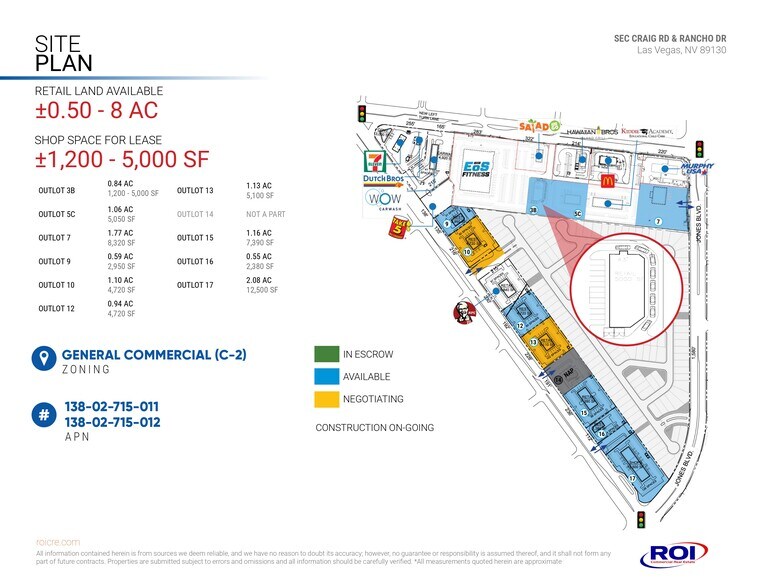 More Photos Of Craig Rd, Las Vegas Land For Lease