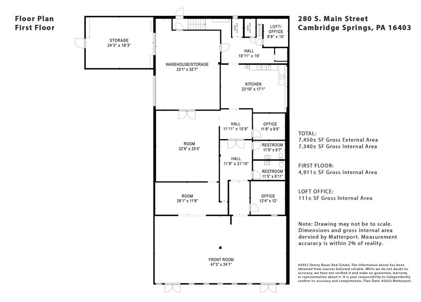 More Photos Of 280 S Main St, Cambridge Springs Storefront Retail Office For Sale