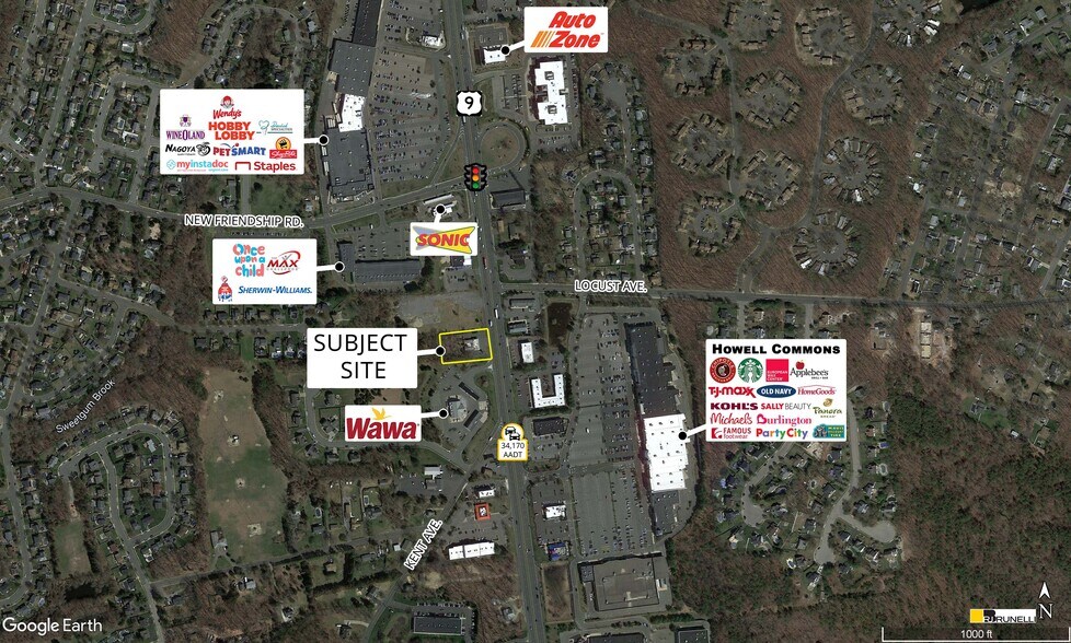 More Photos Of 4658 US Highway 9, Howell Land For Lease