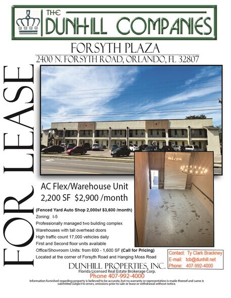 More Photos Of 2400 N Forsyth Rd, Orlando Unknown For Lease