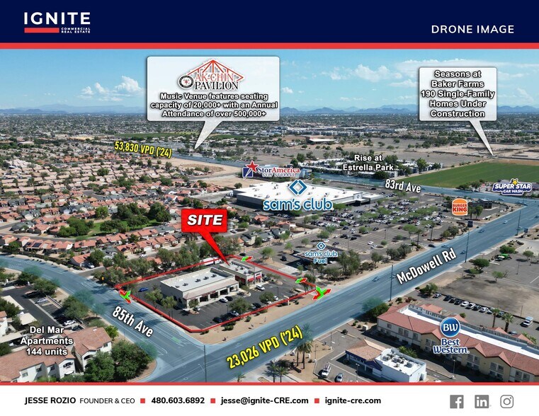 More Photos Of 8430 W McDowell Rd, Phoenix General Retail For Lease