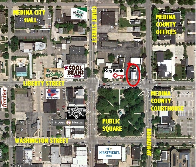 More Photos Of 101 Public Sq, Medina Storefront For Lease