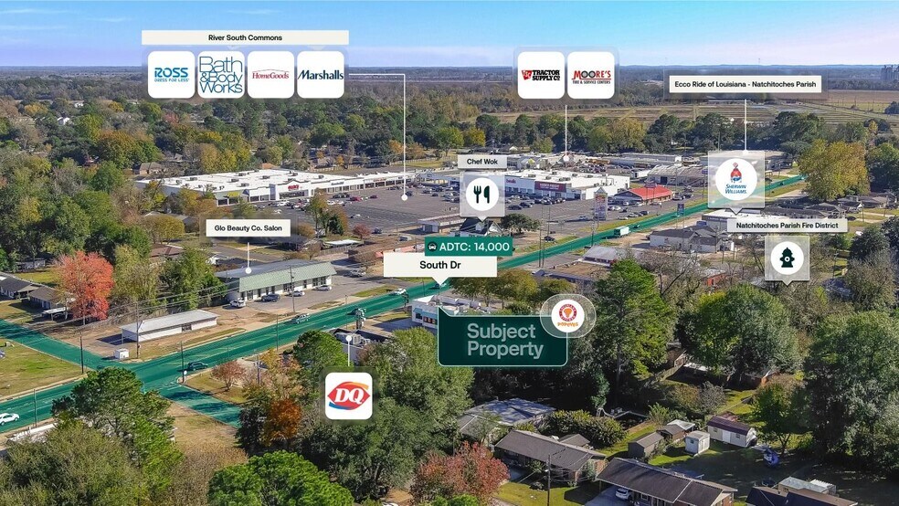 More Photos Of 218 South Dr, Natchitoches Fast Food For Sale