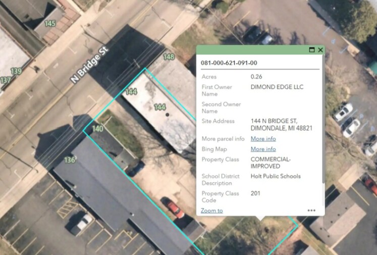 More Photos Of 140 N Bridge St, Dimondale Storefront For Sale