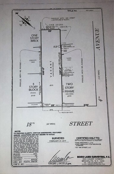 More Photos Of 151 18th St, Brooklyn Land For Sale