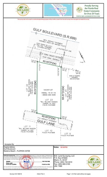 More Photos Of 13062 Gulf Blvd, Madeira Beach Land For Sale