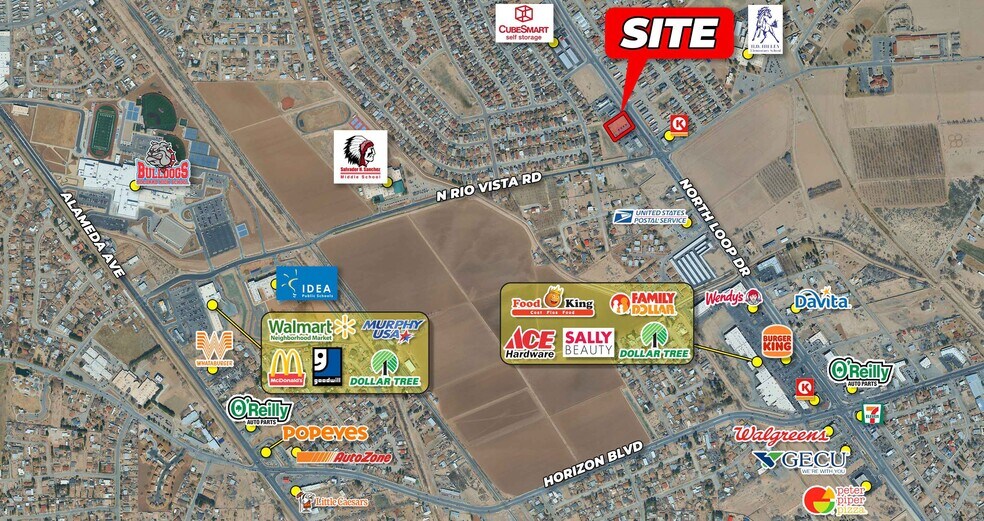 More Photos Of 10478-10482 N Loop, Socorro Land For Sale