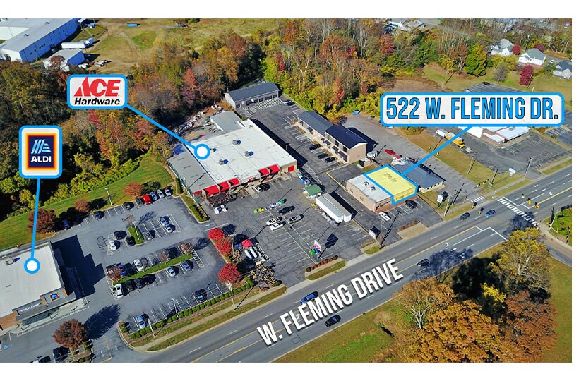More Photos Of 522 W Fleming Dr, Morganton General Retail For Lease