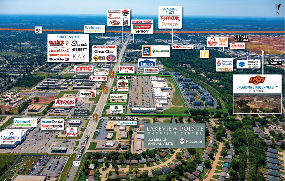 More Photos Of 2230-2280 N Perkins Rd, Stillwater General Retail For Sale