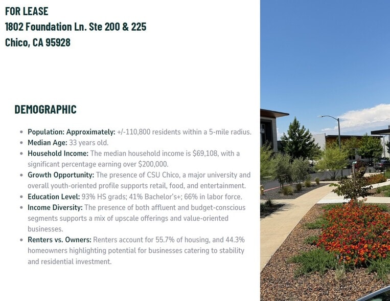 More Photos Of 1802 Foundation Ln, Chico Office For Lease