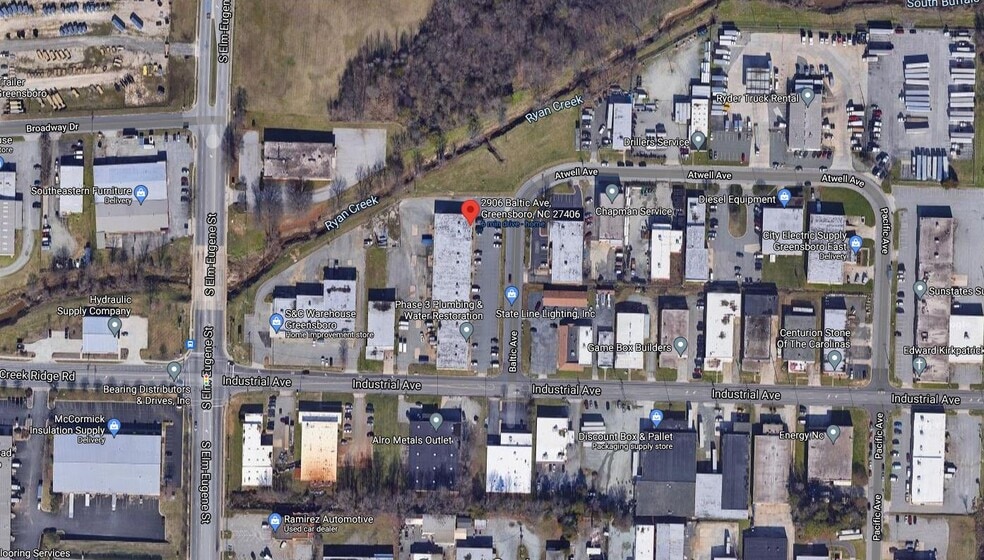More Photos Of 2906-2924 Baltic Ave, Greensboro Industrial For Lease