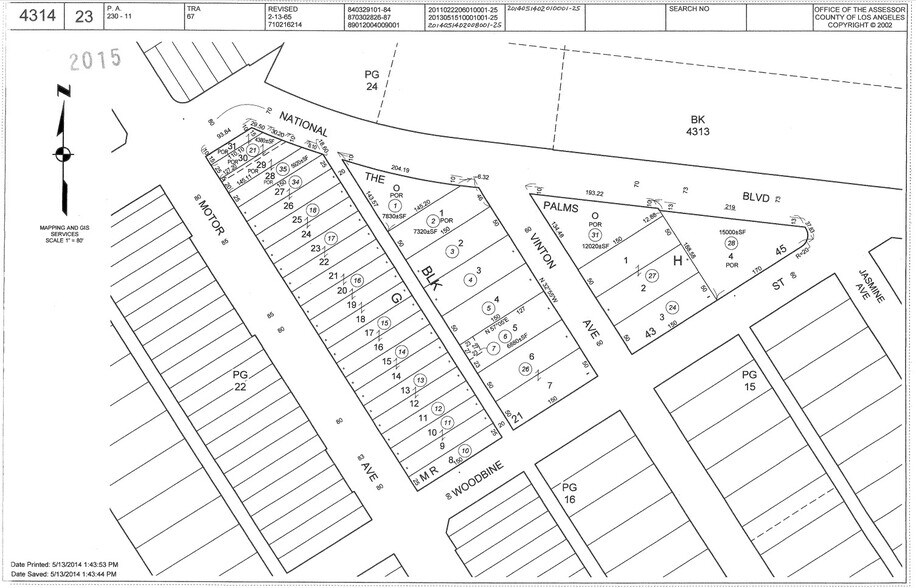 More Photos Of 3328-3332 Motor Ave, Los Angeles Land For Sale