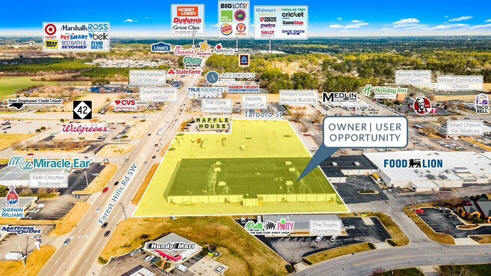 More Photos Of 2101 Tarboro St SW, Wilson Storefront For Sale