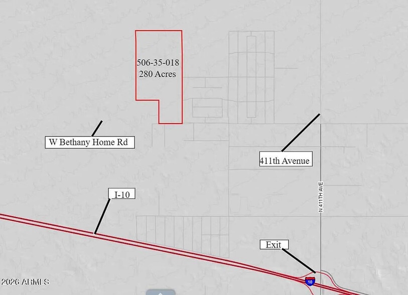 Primary Photo Of 42400 Bethany Home rd, Tonopah Land For Sale