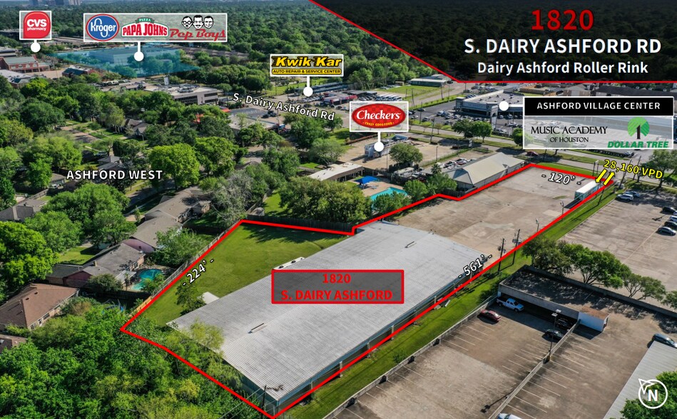Primary Photo Of 1820 S Dairy Ashford Rd, Houston General Retail For Sale