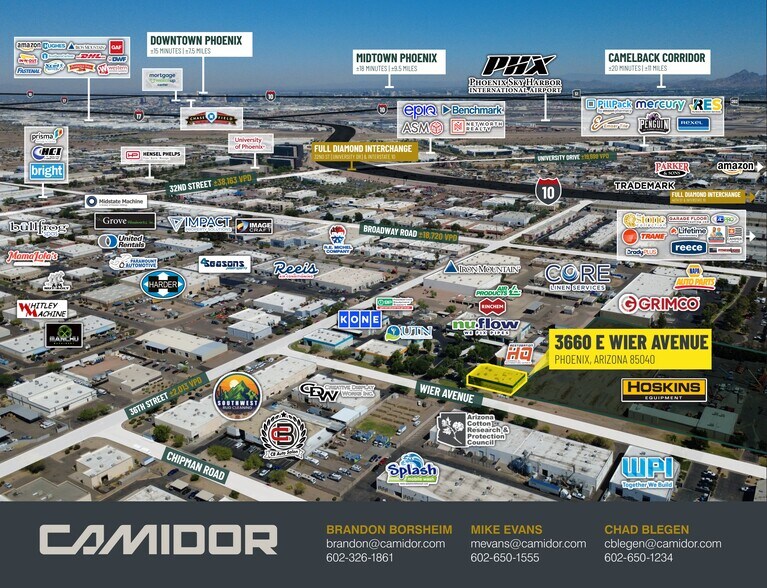 More Photos Of 3660 E Wier Ave, Phoenix Warehouse For Lease