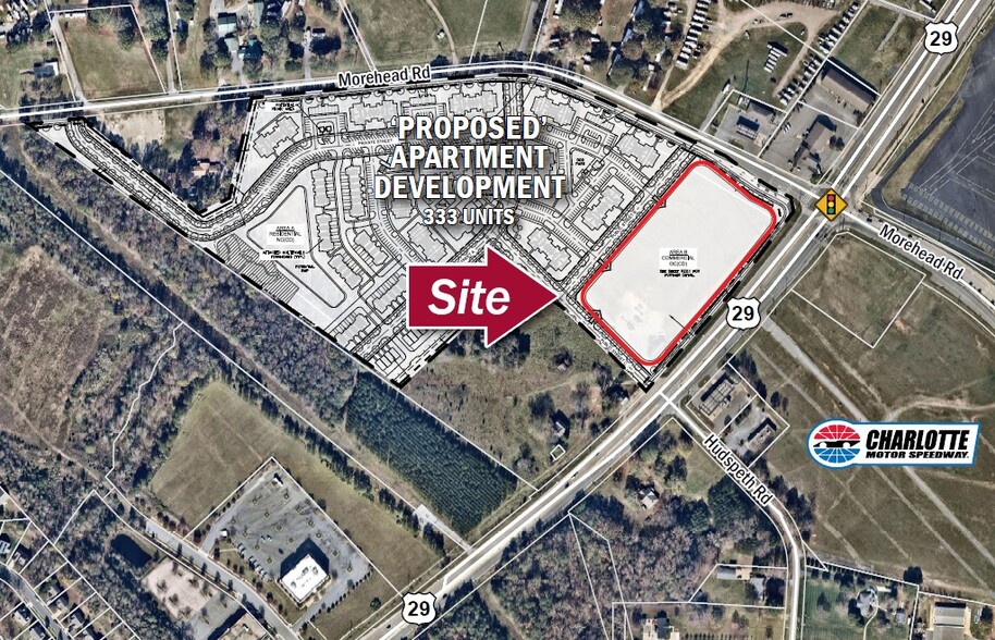 Primary Photo Of Hwy 29 & Morehead Rd, Harrisburg Land For Sale