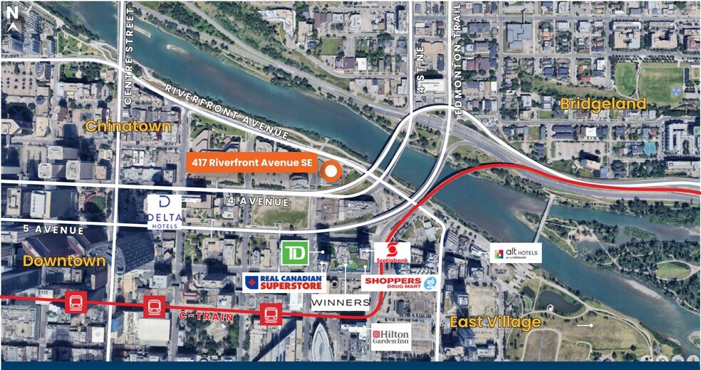 More Photos Of 417 Riverfront Av SE, Calgary Restaurant For Lease