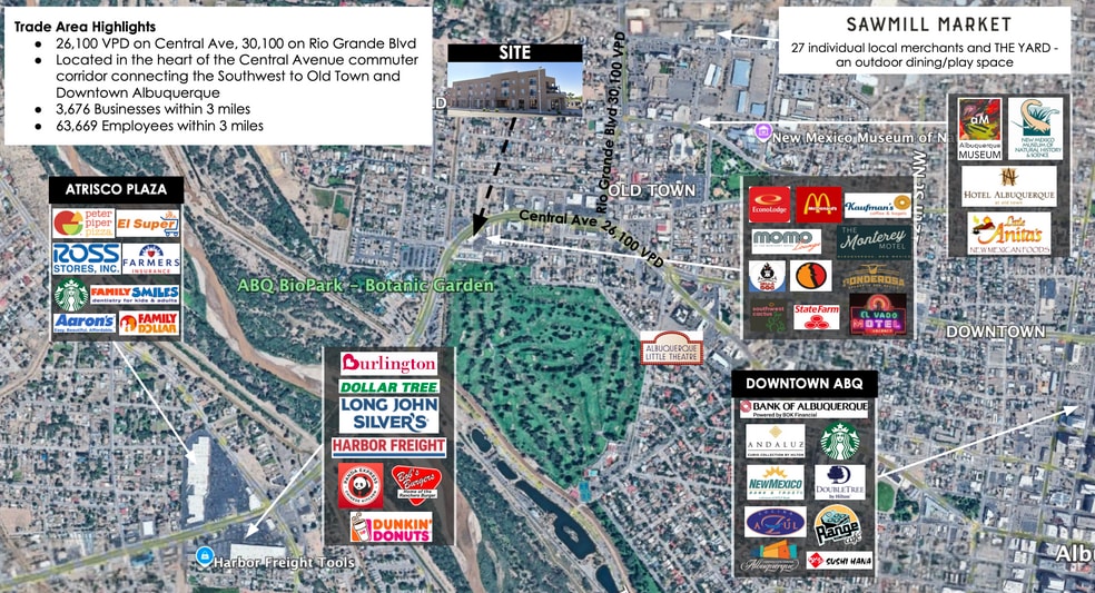 More Photos Of 2500 Central Ave, Albuquerque General Retail For Lease