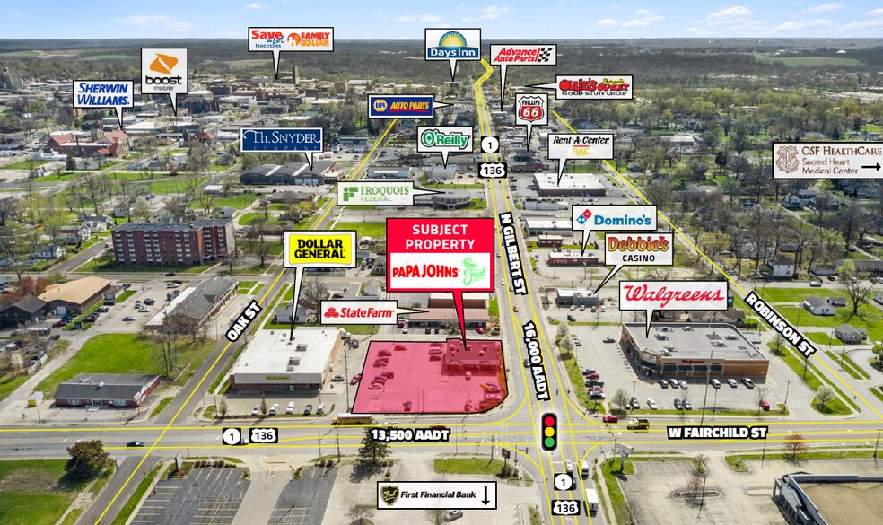 More Photos Of 302-306 W Fairchild St, Danville Storefront For Sale