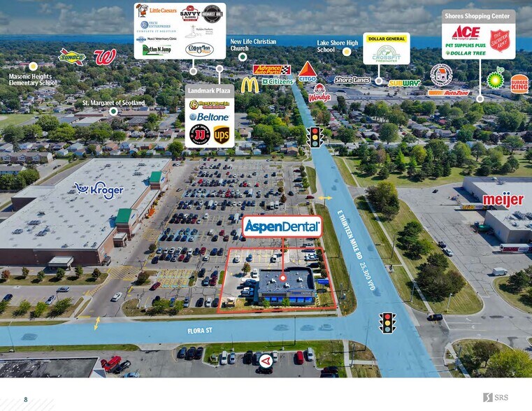 More Photos Of 20861 E 13 Mile Rd, Roseville Freestanding For Sale