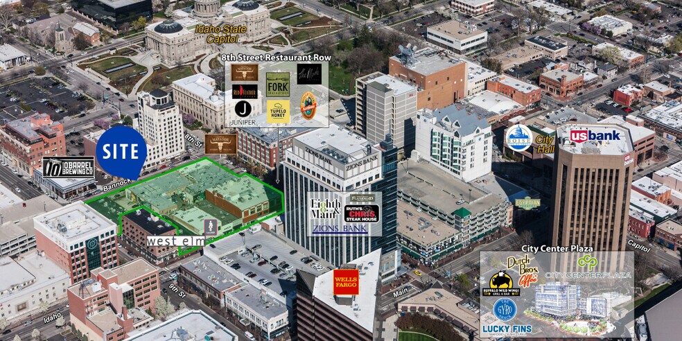 More Photos Of 801-815 W Bannock St, Boise Storefront For Lease