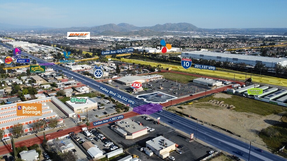 Primary Photo Of 18509 Valley Blvd, Bloomington Convenience Store For Lease