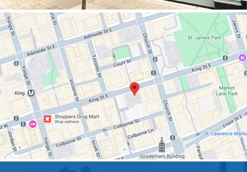 More Photos Of 83 King St E, Toronto Storefront Retail Residential For Lease