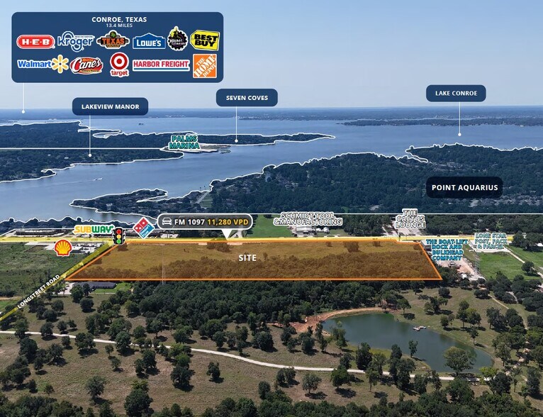 More Photos Of Farm to Market 1097, Willis Land For Sale