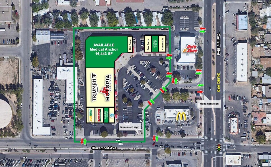 More Photos Of 2839 Carlisle Blvd NE, Albuquerque Unknown For Lease