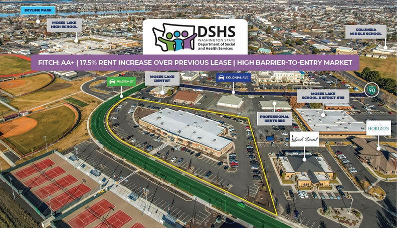 Primary Photo Of 1651 S Pilgrim St, Moses Lake Office For Sale