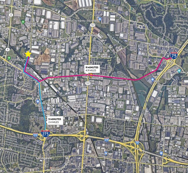 More Photos Of 9361 Seward Rd, Fairfield Warehouse For Lease