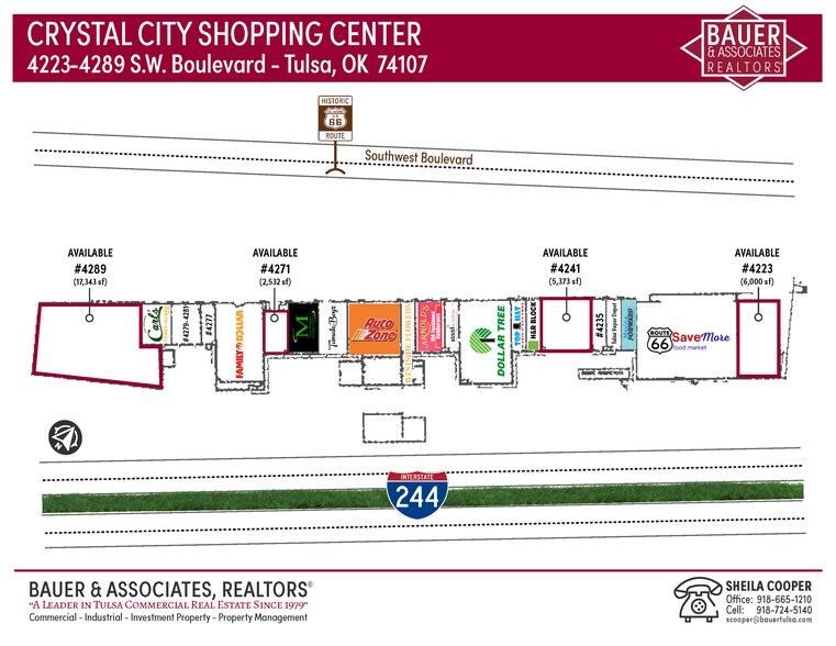 More Photos Of 4227-4289 Southwest Blvd, Tulsa Unknown For Lease