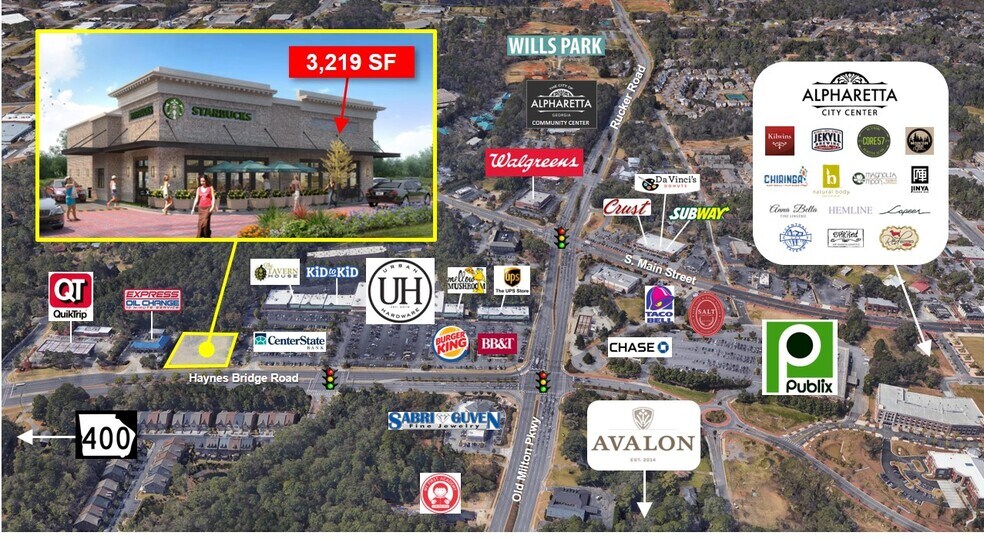 More Photos Of 11760 Haynes Bridge Rd, Alpharetta Freestanding For Lease