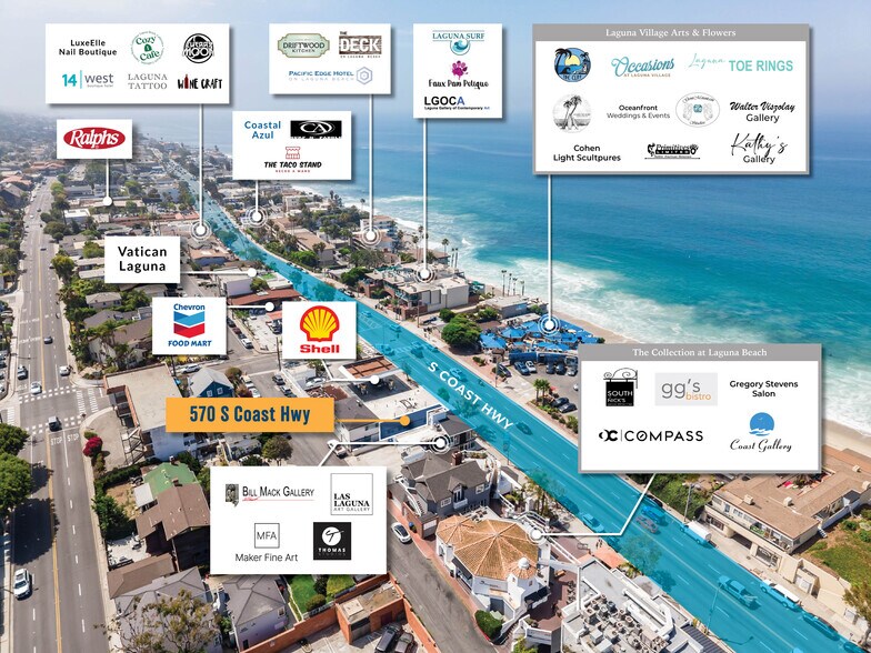 More Photos Of 570-574 S Coast Hwy, Laguna Beach Storefront Retail Residential For Lease