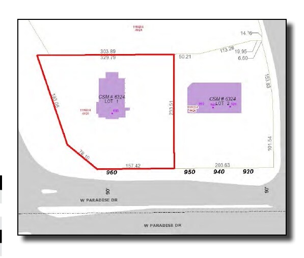 More Photos Of 960 W Paradise Dr, West Bend Bank For Sale