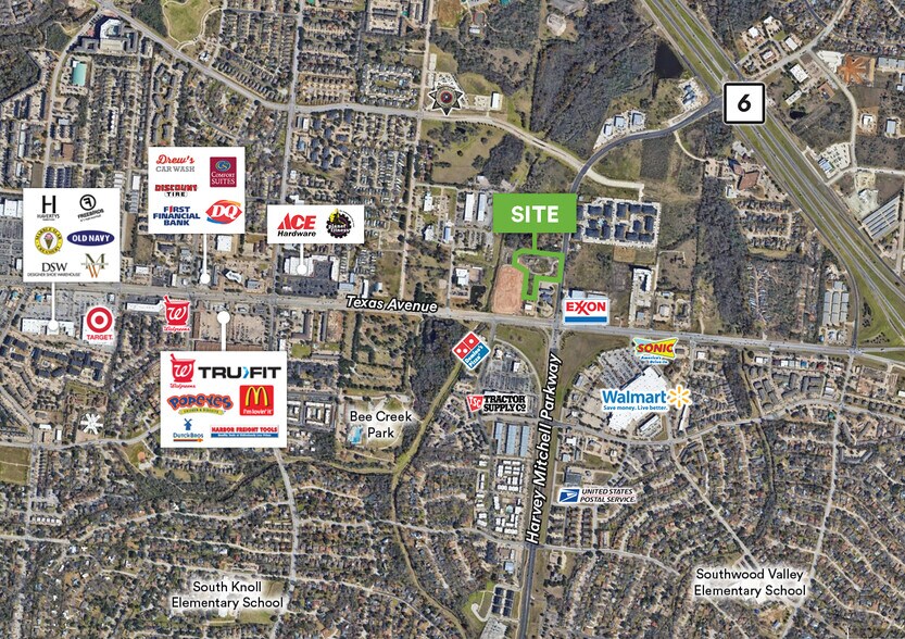 More Photos Of 2735 Harvey Mitchell Parkway South, College Station Land For Sale