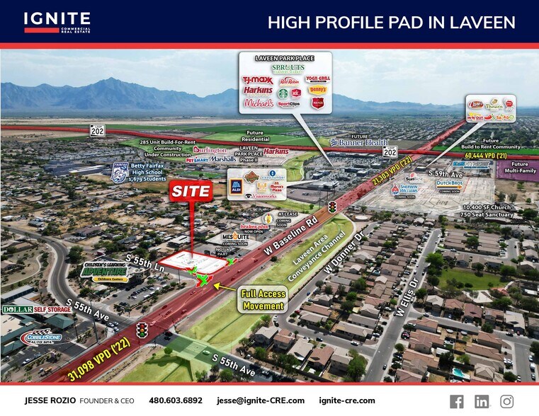 More Photos Of SWC of 55th Ave & Baseline Rd, Laveen Land For Lease