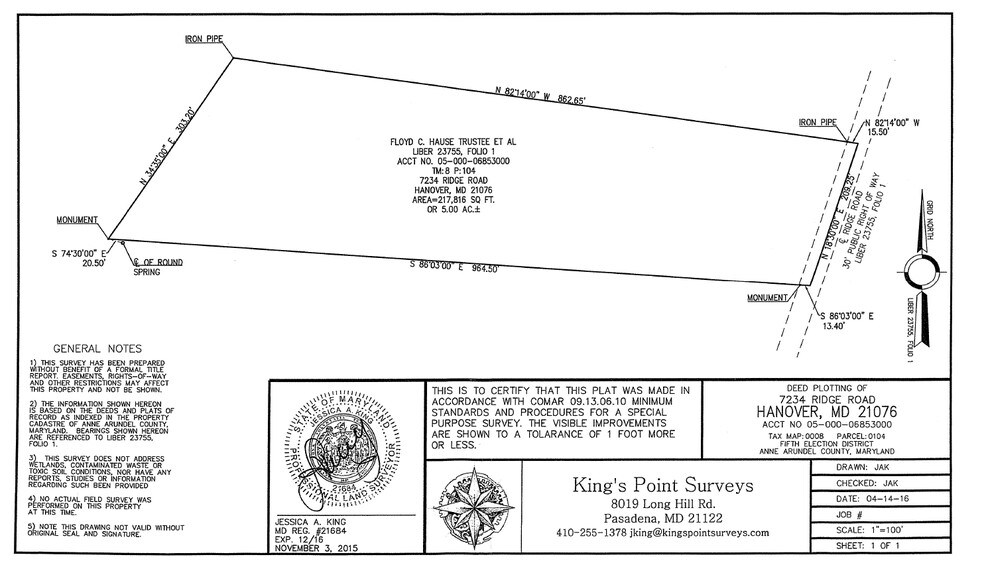 More Photos Of 7234 Ridge Rd, Hanover Land For Sale