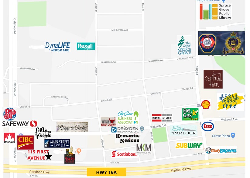 More Photos Of 115 First Ave, Spruce Grove Storefront Retail Office For Lease