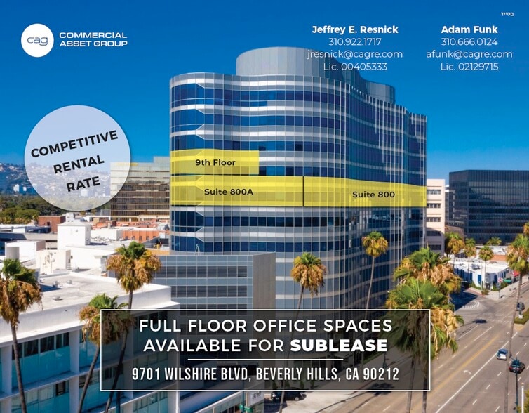 More Photos Of 9701 Wilshire Blvd, Beverly Hills Office For Lease