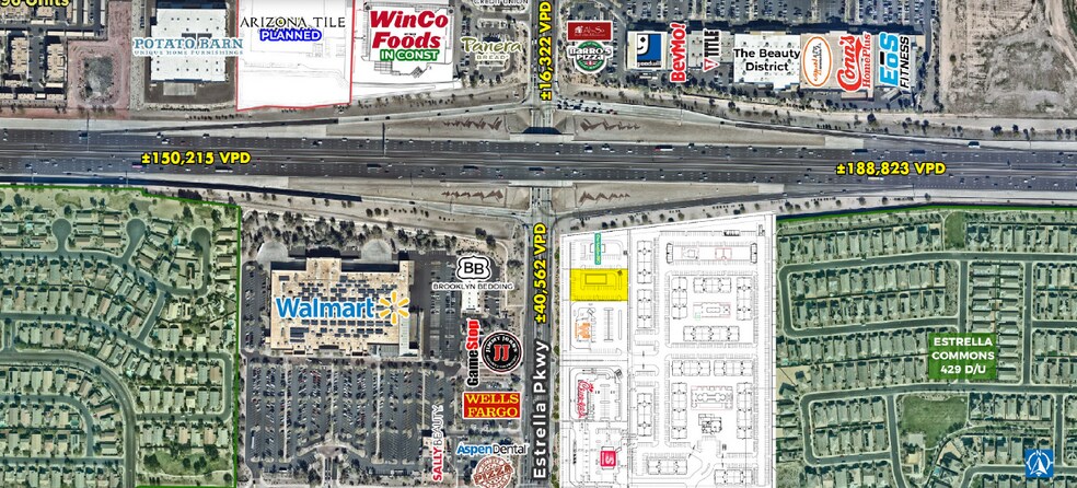Primary Photo Of Estrella Parkway @ I-10, Goodyear Land For Lease