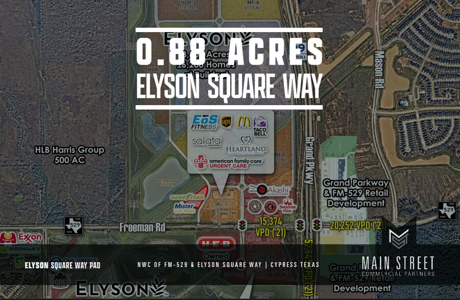 Primary Photo Of NWQ of FM 529 Way, Cypress Land For Sale