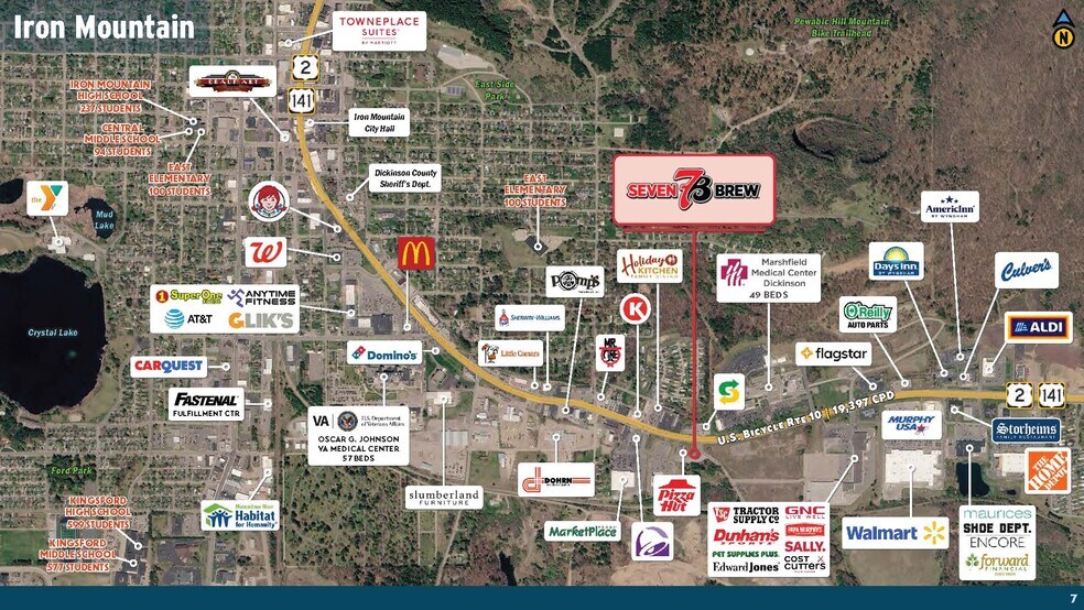 More Photos Of 100 Hydraulic Falls Rd, Iron Mountain Fast Food For Sale